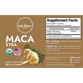 Via Natura Maca Xtra - 60 Cápsulas Orgánicas