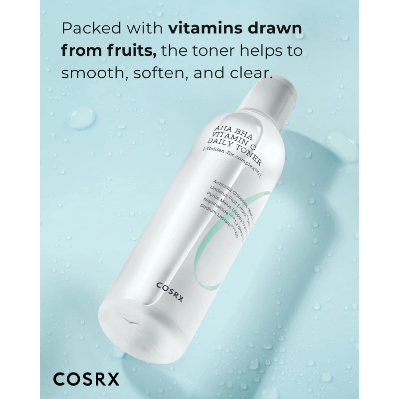 COSRX AHA BHA Vitamin C Toner 5.07 Fl Oz Natural