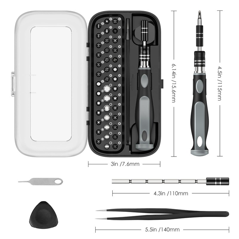 AMIR 41Pcs Precision Screwdriver Set, 48 in 1 Small Precision