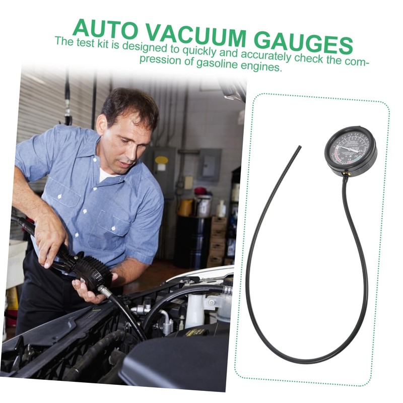Gatuida Automotive Testing Instruments 1 Set Vacuum Testing Meter Auto