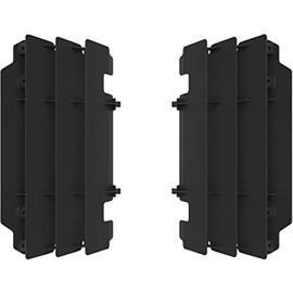 Polisport Radiator Louvers (BLACK) For 05-07 KAWASAKI KX250