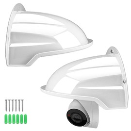 Surveillance Camera Cover Weatherproof Sun Protection Cover for Outdoor Cameras, Supports Dome Bullet Camera (1)