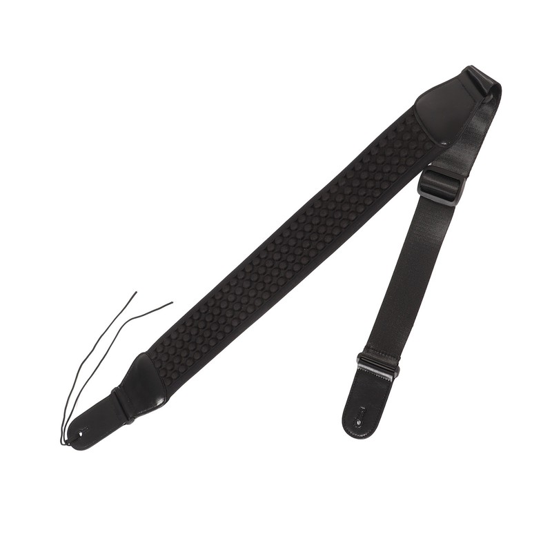 Guitar Strap Breathable Thickened Wider Regulable Decompression Black Bass Shoulder