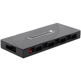 Thermalright Fan and ARGB HUB×8 Hub Controller Support 8 Groups of Fans,3Pin PC ARGB Fan Controller,PWM Fan Hub,SATA Power Cord Direct Input(12V 4pin RGB is not Supported),SATA Cable not Included