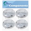 4-Pack 5006EA3009B Washer Pulsator Wash Plate Cap Replacement for LG