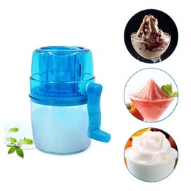 Home Mini Hand Crank Manual Ice Crusher Shaver Kids Shredding Snow Cone Maker Machine