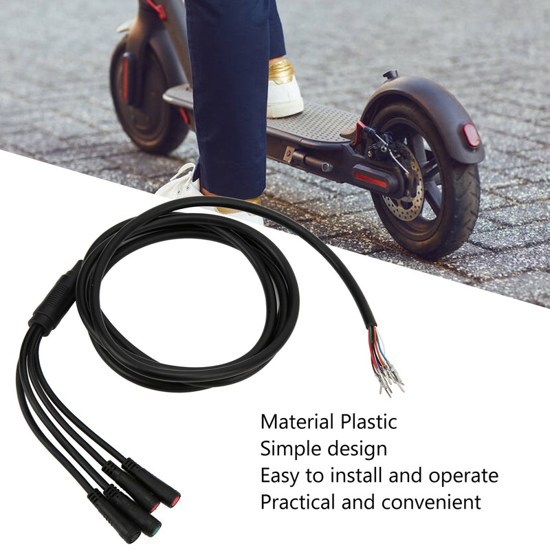 Electric Scooter Power Cable 48V 20A Display Screen Connection Line