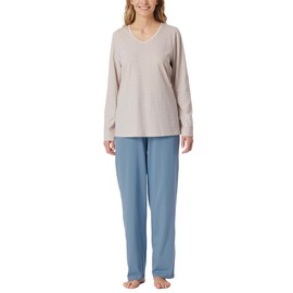 Schiesser Women's Long Cotton Pyjamas Nightwear