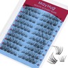 Mayhug Natural Lash Clusters Left&Right 120pcs Eyelash Clusters D Curl