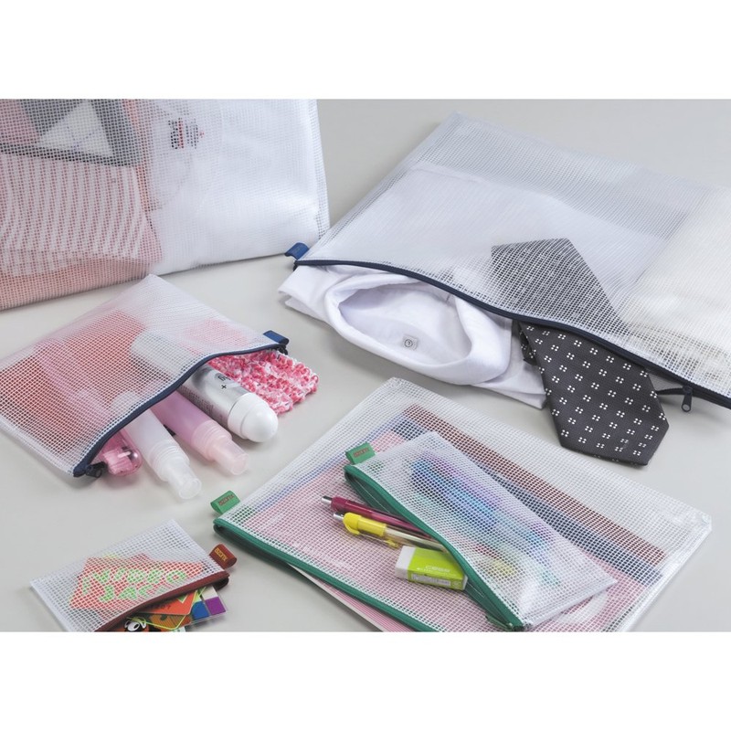 Sekisei AZ-138E-10 Multi Case, Azone, Mesh Case, Passbook Size, Blue