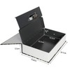 Lysmics Book Safe Box Lock, Hidden Safe, Book-like Design, Dial