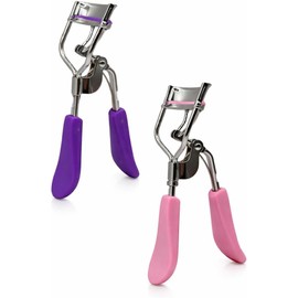 Enchinador De Pestañas, Rizador de pestañas, Eyelash Curler Set 2 Pcs Rosa y Morado - Rizador Pestañas Profesional Con Almohadilla De Silicona Antideslizante, Pestañas Larga Duración - Makeup Eyelash Curler