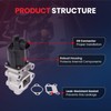 MOCA EGR Valve Fit for Mitsubishi 2005-2014 Montero 3.8L, 2008-2014