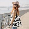 YanZhou Alphabet pattern woven pattern handbag canvas bag beach bag