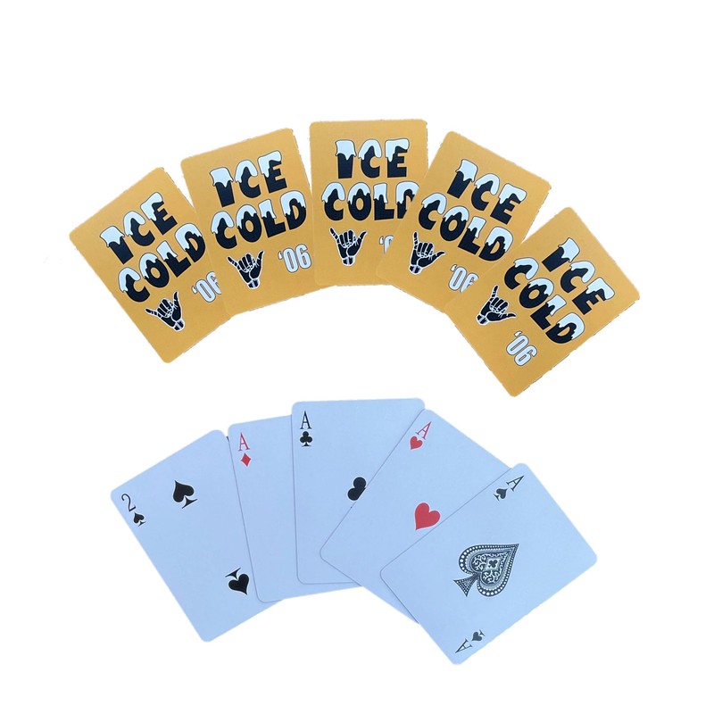 Alpha Fraternity Playing Cards - Standard Size (Ice Cold -