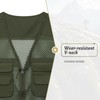 Wirltte Mens Fishing Vests Gilet Lightweight Outdoor Work Cargo Mesh