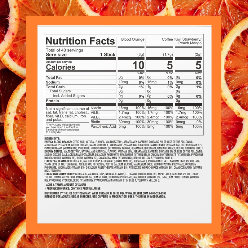 PURE KICK Energy and Focus Singles To Go Drink Mix