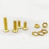 Huzstar M3 M4 M5 Phillips Brass Countersunk Head Machine Screws