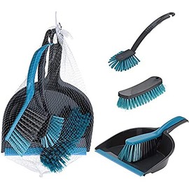 EDM - Cleaning Set 4 Pieces Grey and Turquoise