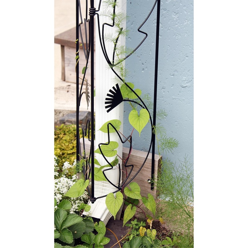 Achla Designs Downspout Wrought Iron Garden Trellis
