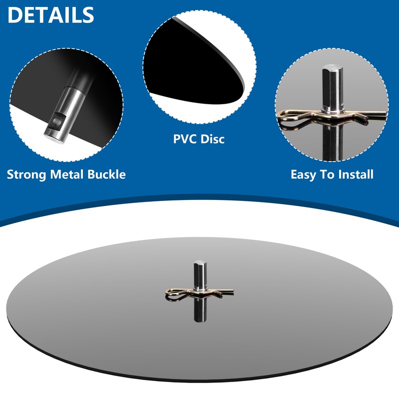 Ice Auger Drill Adapter- Stainless Steel Ice Fishing Auger Stopper