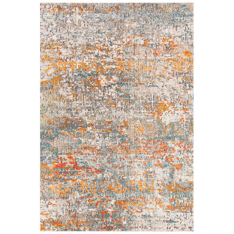 SAFAVIEH Madison Collection MAD460F Modern Abstract Non-Shedding Living Room Bedroom