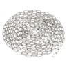 sourcing map Stainless Steel 304 Hardened Proof Coil Chain 4m