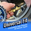 Chuck Mates Premium 1/4" NPT Quick-Connect Tire Inflator Chuck with