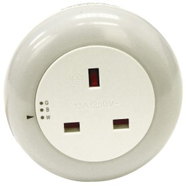 Plug Through Colour Changing LED Night Light