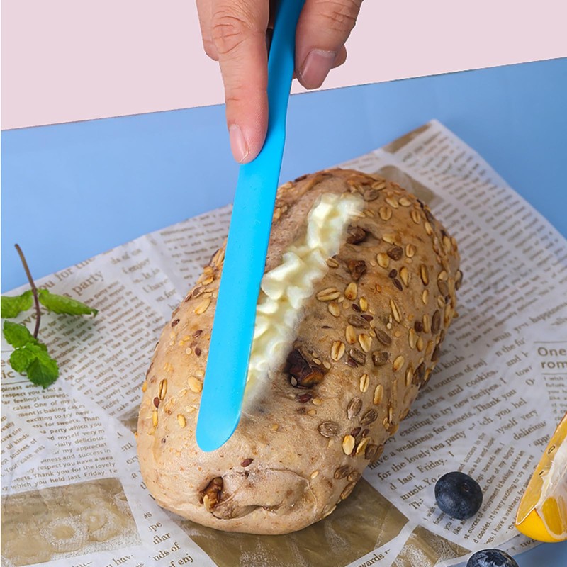 Jar Spatula,Sourdough Spatula with Long Handle,Silicone Skinny Spatula Scraper for