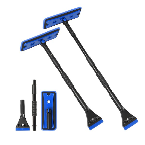 JNNJ Ice Scraper Car with Snow Brush, 3-in-1 Car Cleaning