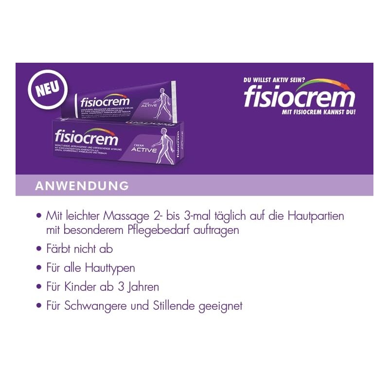 FISIOCREM Cream Active 60 ml