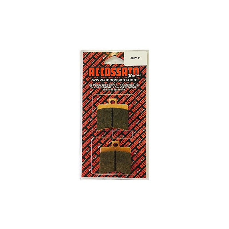 Accossato Brake Pad AGPP31OR Aprilia > 200 Sportcity, 200 (2005)