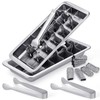 Booson 2 Set Stainless Steel Ice Cube Tray 18 Slot