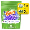 Gain Super Flings Laundry Detergent Pacs 18 Count Dewdrop Dream