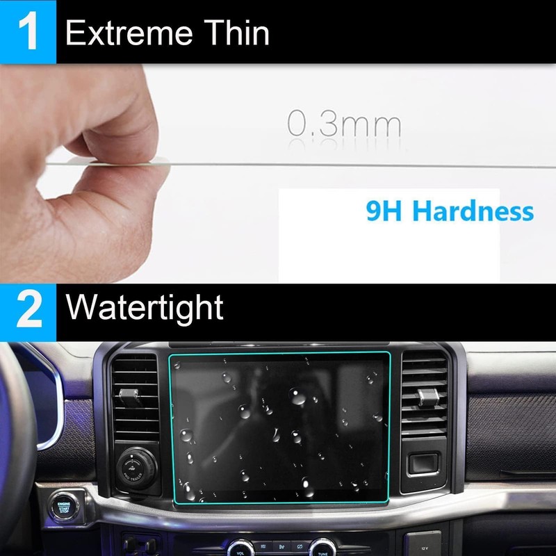 TTCR-II for 2021-2025 2026 Ford F150 Screen Protector 12 Inch