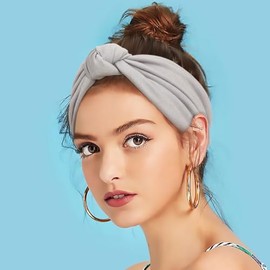 DRESHOW 4 St√ºck Damen Stirnband Elastische Weiche Stirnb√§nder Kopfband Haarband Kopf Wickeln Niedlich Haarschmuck f√ºr Alltag Yoga Sport Fitness