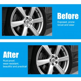 20PCS 19MM Car Wheel Lug Nut Covers with Removal Tool,Universal Black Car Wheel Nut Covers,Durable Bolt Caps Hub Screw Covers for Most Vehicles,Stylish Automotive Wheel nut Exterior Accessories