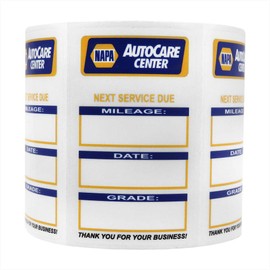 Napa Auto Care Center Next Service Due, Ultra Removable, 500 Count