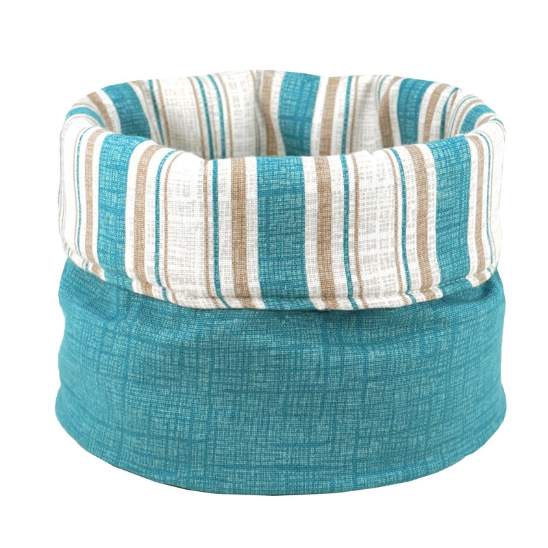 Lashuma Universal Folding Storage Basket Country Style Bread Basket Blue