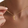 HANLI Trendy Gold Boots Pendant Necklaces for Women - Dainty