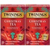 Twinings Christmas Tea - Black Tea Blended with Spicy and Aromatic Clove and Cinnamon, Tea Bags Individually Wrapped, 20 Count Ea (Pack of 2)