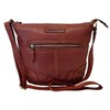 Rowallan Deep Tan Roxburgh Rustic Leather Shoulder Bucket Crossbody Small