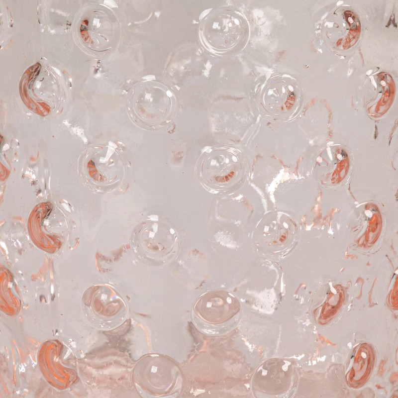 Creative Co-Op Hand-Blown Glass and Stainless Steel Hobnail Cocktail Shaker,