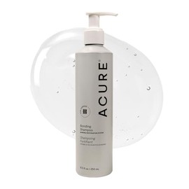 Acure | Shampoo Bonding fortalecedor, limpia suavemente mientras hidrata y suaviza el cabello seco, dañado o con color, con extracto de chía y aceite de aguacate, fórmula vegana sin sulfatos ni parabenos (236 ml)
