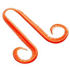 SHIMANO 013 Flame Moon Fishing Tie Lure, Ikatako Curly, Appeal Orange