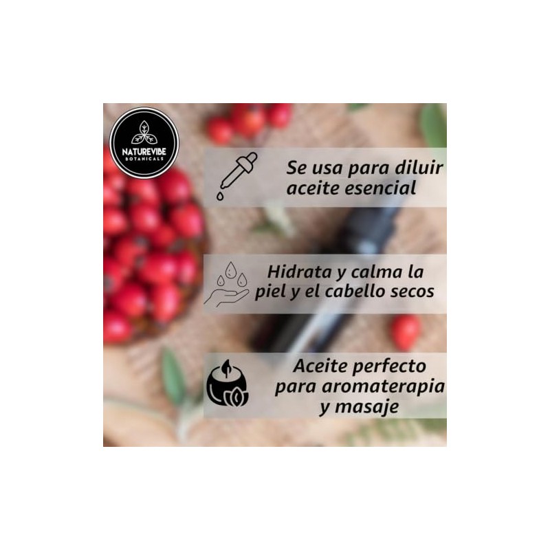 Aceite de rosa mosqueta sin refinar (32 oz)