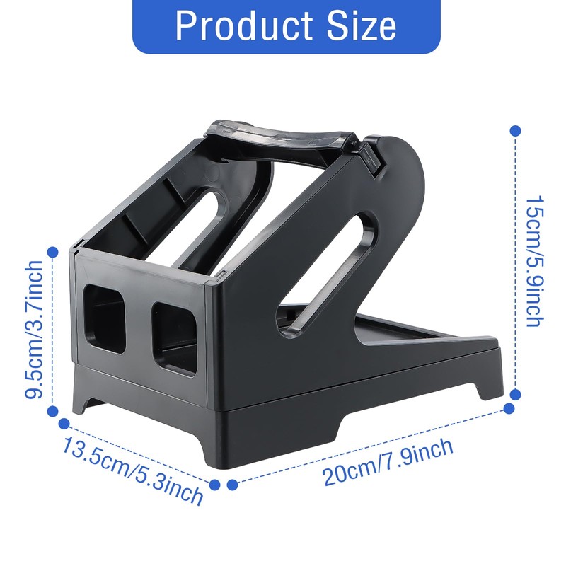 Amexo Label Holder for Thermal Label Roll and Fanfold Labels,