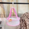 Leadigol 2PCS Mini Mesh Shower Dry Basket,Foldable Fabric String Bag