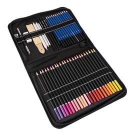 Ideen mit Herz High Quality Drawing Assortment | Colouring Pencils Case | Professional Colouring Pens with Bag | Artist Set | Lead Pen | Graphite Pencils | Drawing and Painting | 96 Pieces